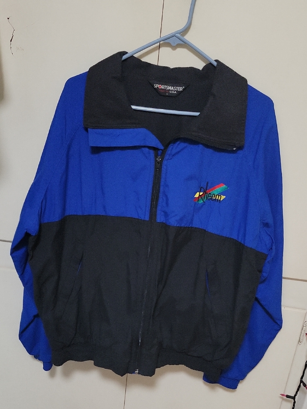 Sportsmaster Blue & Black Lightweight Zip Jacket
